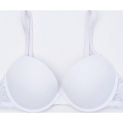 Biustonosz push-up - Biały. Białe biustonosze Sinsay, bez wzorów. Za 24,99 zł.