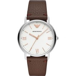 Zegarek EMPORIO ARMANI - Kappa AR11173 Brown/Silver. Pomarańczowe zegarki męskie marki Emporio Armani. Za 759,00 zł.