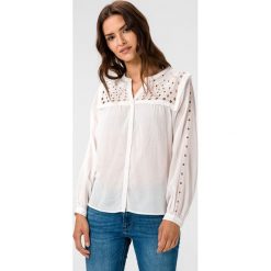 Pepe Jeans Natalya Bluzka Biały. Białe bluzki damskie Pepe Jeans, l, bez wzorów, z bawełny, bez kołnierzyka, bez rękawów. Za 386,95 zł.