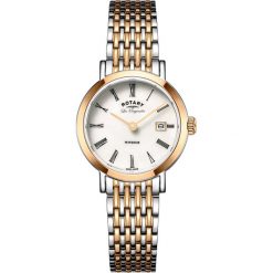 ZEGAREK ROTARY Windsor. Białe zegarki męskie marki ROTARY, ze stali. Za 1090,00 zł.