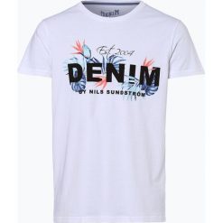 T-shirty męskie: DENIM by Nils Sundström – T-shirt męski, czarny