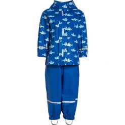 Playshoes REGENANZUG HAI ALLOVER SET Kurtka przeciwdeszczowa blau. Niebieskie kurtki męskie Playshoes, z poliesteru. Za 199,00 zł.