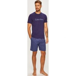 Calvin Klein Underwear - Piżama. Niebieskie piżamy męskie Calvin Klein Underwear, m, z nadrukiem, z bawełny, bez rękawów. W wyprzedaży za 219,90 zł.