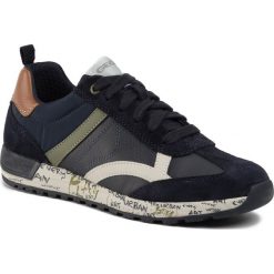Sneakersy GEOX - J Alben B. A 929EA 0ME22 CF4A3 S Navy/Military. Niebieskie trampki chłopięce Geox, bez wzorów, ze skóry, na sznurówki. Za 319,00 zł.
