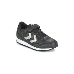 Buty Dziecko Hummel REFLEX PRINCESS JR. Czarne trampki dziewczęce Hummel, bez wzorów, z syntetyku, bez zapięcia. Za 191,20 zł.