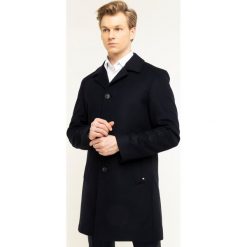 Płaszcz przejściowy Tommy Hilfiger Tailored Wool Blend Overcoat TT0TT06219. Niebieskie płaszcze męskie Tommy Hilfiger Tailored, m, bez wzorów, z wełny, bez kaptura. W wyprzedaży za 699,00 zł.