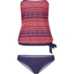 Tankini (2 części) bonprix koralowo-niebieski. Czerwone stroje kąpielowe damskie bonprix, w paski. Za 99,99 zł.