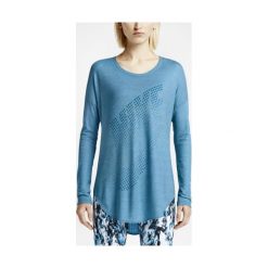 Bluzka Nike Burnout Long Sleeve Tee (642753-413). Topy damskie Nike, bez wzorów, z poliesteru, bez kołnierzyka. Za 89,99 zł.