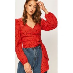 Billabong - Bluzka x Sincerely Jules. Czerwone bluzki damskie Billabong, s, bez wzorów, z bawełny, casualowe, bez kołnierzyka, z długim rękawem. Za 299,90 zł.