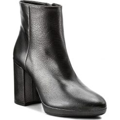 Botki UNISA - Talasi Cmt Black Cervus Mt. Czarne buty zimowe damskie marki Unisa, ze skóry. W wyprzedaży za 379,00 zł.