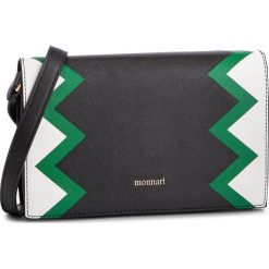 Torebka MONNARI - BAG5430-008 Green. Czarne listonoszki damskie Monnari, bez wzorów, ze skóry ekologicznej, bez dodatków. W wyprzedaży za 109,00 zł.
