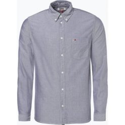 Tommy Jeans - Koszula męska, czarny. Czarne koszule męskie jeansowe marki Tommy Jeans, l, button down, z długim rękawem. Za 229,95 zł.