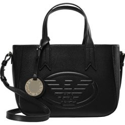 Torebki klasyczne damskie: Emporio Armani TOTE BAG LOGO DEBOSSED MINI HANDBAG Torebka nero