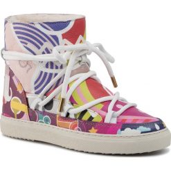 Buty INUIKII - Sneaker Pop 70202-62 White. Białe kozaki damskie Inuikii, na zimę, ze skóry, na niskim obcasie, bez zapięcia. Za 1119,00 zł.