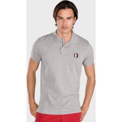 Tommy Hilfiger Polo Koszulka Szary. Szare podkoszulki męskie TOMMY HILFIGER, s, bez wzorów, z bawełny, polo, bez rękawów. Za 430,95 zł.