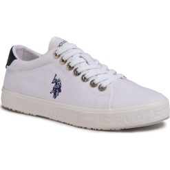 Sneakersy U.S. POLO ASSN. - Jaxon MARCS4082S0/CY1 Whi. Białe sneakersy męskie U.S. Polo Assn., bez wzorów, ze skóry, bez zapięcia. W wyprzedaży za 209,00 zł.