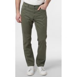 BRAX - Spodnie męskie – Cooper Fa, zielony. Zielone spodnie męskie BRAX, s, bez wzorów, z bawełny, eleganckie. Za 399,95 zł.