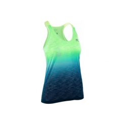 Top do biegania KIPRUN CARE BRA damski. Zielone topy damskie KALENJI, xs, bez wzorów, z elastanu, bez kołnierzyka. Za 59,99 zł.