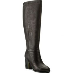 Kozaki JIL SANDER NAVY - JN29056 Foulardcalf 999. Czarne kozaki damskie Jil Sander Navy, ze skóry, bez obcasa, bez zapięcia. W wyprzedaży za 1299,00 zł.