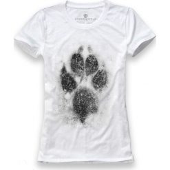 T-shirt damski UNDERWORLD Animal footprint. Szare koszulki damskie Underworld, s, bez wzorów, z bawełny, bez kołnierzyka. Za 69,99 zł.