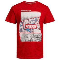 Jack&Jones Męska Koszulka Trykotowa Joromega Winter Tee Z Czapką Crew Neck Fiery Red Reg Mel (Rozmiar Xl). Czerwone czapki męskie marki Jack&Jones, bez wzorów. W wyprzedaży za 79,00 zł.