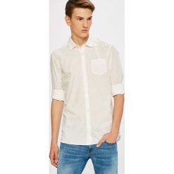 Scotch & Soda - Koszula. Szare koszule męskie na spinki marki Scotch & Soda, l, z bawełny, z klasycznym kołnierzykiem, z długim rękawem. W wyprzedaży za 239,90 zł.