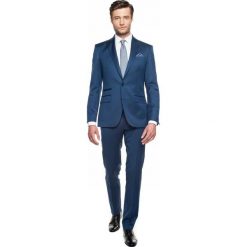 Garnitury: garnitur winsen 311 granatowy slim fit
