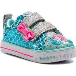 Sneakersy SKECHERS - Mermaid Parade 20163N/TQMT Turquoise/Multi. Niebieskie półbuty dziewczęce Skechers, na rzepy. Za 199,99 zł.