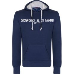 Giorgio Di Mare bluza męska M ciemnoniebieska. Niebieskie bluzy męskie Giorgio di Mare, m, bez wzorów, z kapturem, bez rękawów, z kapturem. Za 199,00 zł.