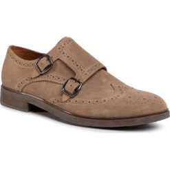 Półbuty GINO ROSSI - MPU468-PATT-02 Beige. Brązowe półbuty męskie Gino Rossi, na co dzień, bez wzorów, ze skóry, klasyczne, bez zapięcia. W wyprzedaży za 189,99 zł.