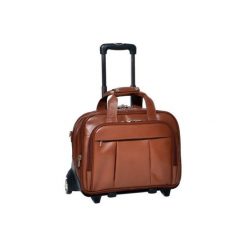 Torba MCKLEIN Damen 17 cali Brązowy. Pomarańczowe torby męskie skórzane Mcklein, bez wzorów, ze skóry, eleganckie. Za 1372,99 zł.