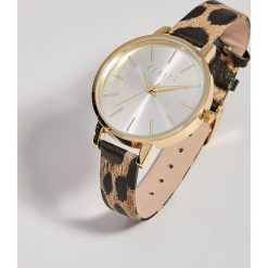 Zegarek z paskiem animal print - Wielobarwny. Zegarki damskie Mohito. Za 59,99 zł.