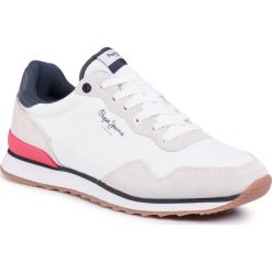 Sneakersy PEPE JEANS - Cross 4 Basic PMS30608 White 800. Białe sneakersy męskie Pepe Jeans, bez zapięcia. W wyprzedaży za 209,00 zł.