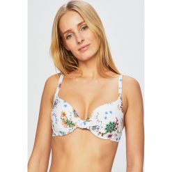 Desigual - Biustonosz kąpielowy. Czarne stroje kąpielowe damskie Desigual, s, bez wzorów, z elastanu. W wyprzedaży za 99,90 zł.
