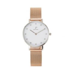 Zegarek JP Gatsby Zegarek damski Aiolith Silver White / Rose Gold JPG1038 uniwersalny. Szare zegarki damskie JP Gatsby. Za 359,10 zł.