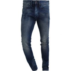 Jeansy męskie: Denham BOLT Jeans Skinny Fit blue denim