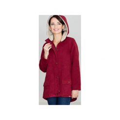 Kurtki damskie: Kurtka K306 Bordo