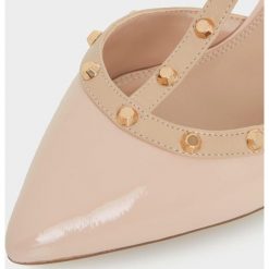 Dune London CATELYN Szpilki beige. Brązowe szpilki Dune London, bez wzorów, ze skóry, klasyczne, bez obcasa, na szpilce, bez zapięcia. Za 529,00 zł.