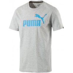 T-shirty męskie: Puma T-Shirt Ess No.1 Tee Light Gray Heather S