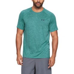 Under Armour Tech™ 2.0 Koszulka Niebieski Zielony. Niebieskie podkoszulki męskie Under Armour, s, bez wzorów, z poliesteru, bez kołnierzyka, krótkie. Za 128,95 zł.