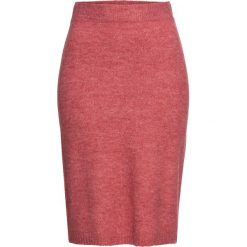 Spódnica dzianinowa bonprix dymny malinowy melanż. Różowe spódniczki damskie bonprix, melanż, z dzianiny. Za 64,99 zł.
