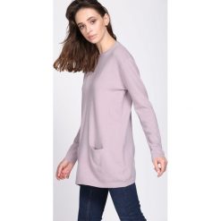 Jasnofioletowy Sweter Morning Drizzle. Czerwone swetry klasyczne damskie marki Born2be, l. Za 49,99 zł.