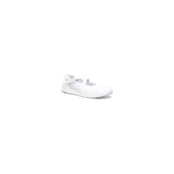 Buty do chodzenia damskie - baleriny PW 160 Br'easy białe. Białe baleriny damskie NEWFEEL, bez wzorów, z poliesteru, bez obcasa. Za 99,99 zł.