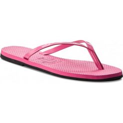 Japonki HAVAIANAS - You Met Cf 41351020703 Shocking Pink. Różowe klapki damskie Havaianas, bez wzorów, ze skóry ekologicznej, bez obcasa. W wyprzedaży za 99,00 zł.