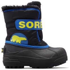 Sorel Chłopięce Śniegowce Snow Commander, 30, Czarne/Niebieskie. Niebieskie buty chłopięce zimowe marki Sorel. Za 269,00 zł.