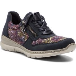 Sneakersy RIEKER - L3221-15 Blau Combi. Półbuty damskie Rieker. W wyprzedaży za 169,00 zł.