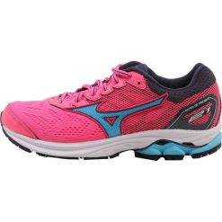 Buty sportowe damskie: Mizuno WAVE RIDER 21 Obuwie do biegania treningowe pink glo/aquarius/graystone