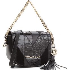 Torebka VERSACE JEANS - E1VSBBP2 70717 899. Czarne torebki klasyczne damskie marki Versace Jeans, z jeansu. W wyprzedaży za 479,00 zł.