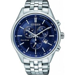 ZEGAREK CITIZEN Chrono AT2141-52L. Niebieskie, analogowe zegarki męskie CITIZEN, ze stali. Za 1270,00 zł.