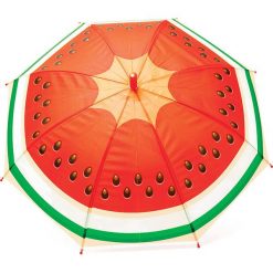 Parasole: Parasol „Watermelon” w kolorze czerwono-zielonym – Ø 66 cm